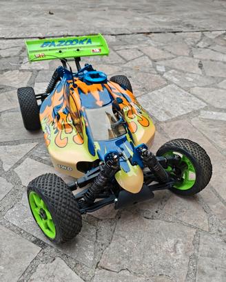 HSP Bazooka 1/8 4WD Nitro completa e funzionante