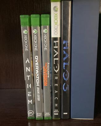 Giochi xbox vari in blocco