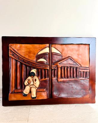 Opera in terracotta a rilievo - VITULLO