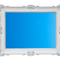Specchiera 86x67 cm stile barocco vari colori disp