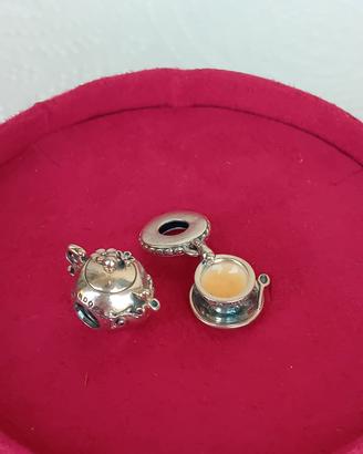 Charm Pandora teiera + tazza di tè incantata 🫖☕️