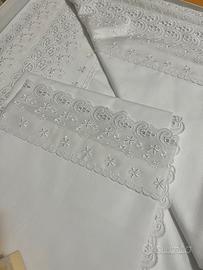 Lenzuolo e feder cuscino letto sing. - 100% cotone