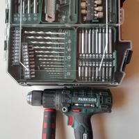 Trapano percussioni 20V con cassetta Full
