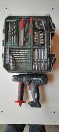 Trapano percussioni 20V con cassetta Full