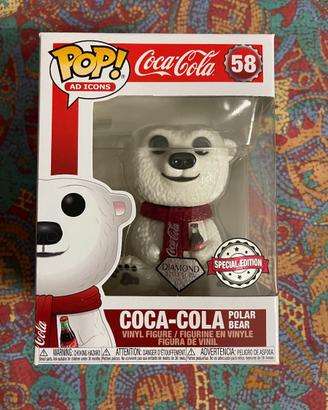 Funko Pop Ad Icons Coca Cola Polar Bear Diamond 58