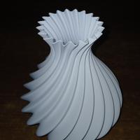 Vaso in plastica bianco 