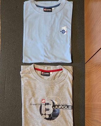 👕👕 Coppia T-Shirt Lotto Jungle Taglia L