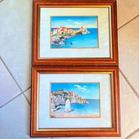 2 quadri marini con cornice – C.S. Art (1982)