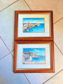 2 quadri marini con cornice – C.S. Art (1982)