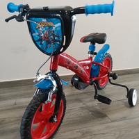 bicicletta spiderman bambino
