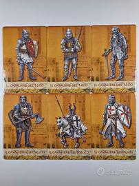 Carte illustrate cavalieri medievali