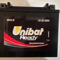 BATTERIA MOTO UNIBAT CBTX12-FA  = YUASA YTX12-BS