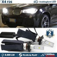 Kit Full LED H7 per BMW X4 F26 CANbus POTENTE 6500