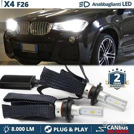 Kit Full LED H7 per BMW X4 F26 CANbus POTENTE 6500
