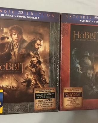 Lo Hobbit 1 e 2 Extended Edition 6 Blu ray(PeterJ