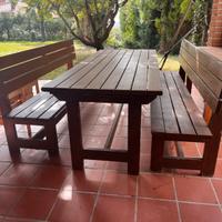 Tavolo + pance giardino
