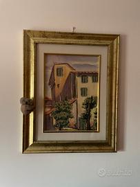 Quadro con paesaggio