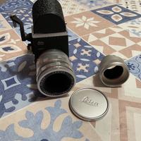 Leica Elmar 65mm con visoflex 2 M
