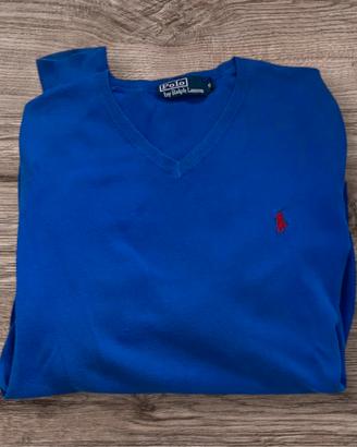 Maglione blu ralph lauren