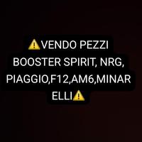 ⚠️PEZZI BOOSTER SPIRIT, NRG, PIAGGIO,F12,AM6,M