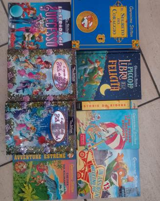 5 libri Geronimo Stilton + 3 libri Tea Stilton 