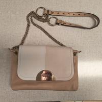 Borsa a tracolla Guess, mis.24x16, rosa/bianco