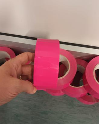 rotoli scotch per imballaggio fuxia