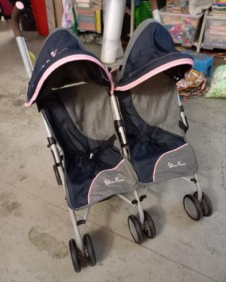 passeggino gemellare per bambole