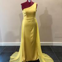 Abito Cerimonia in seta giallo