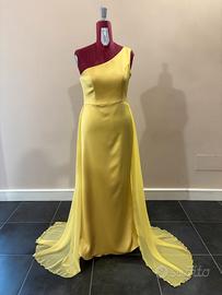 Abito Cerimonia in seta giallo