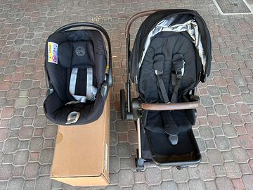 Cybex Priam rose gold e ovetto Cloud-Z reclinabile