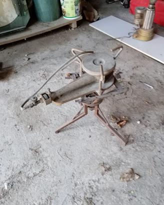 Vecchia piastra a gas vintage