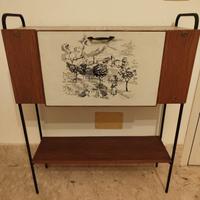 Mobile libreria bar vintage anni 60/70