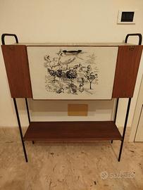 Mobile libreria bar vintage anni 60/70