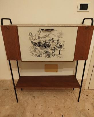 Mobile libreria bar vintage anni 60/70