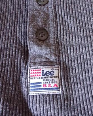 Maglia Serafino LEE Vintage - Grigio - Taglia  M