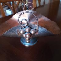 centrotavola in rame artigianale