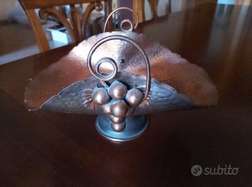 centrotavola in rame artigianale