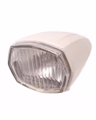 Faro anteriore bianco per bici epoca marca Superlu