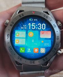 Smartwatc hd nuovo doppio cinturino super pack