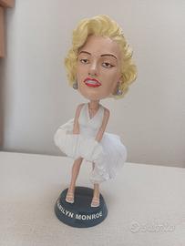 gongolo statuetta testa oscillante marylin monroe