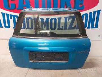 Portellone bagagliaio blu Mini Cooper S R56 2008