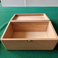 Scatola portaoggetti in legno misure 24x14x12