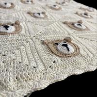 Coperta uncinetto hand made trama teddy 🧸