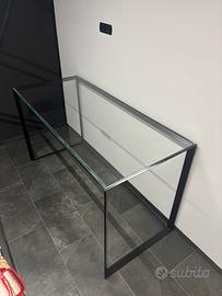 Scrivania in vetro