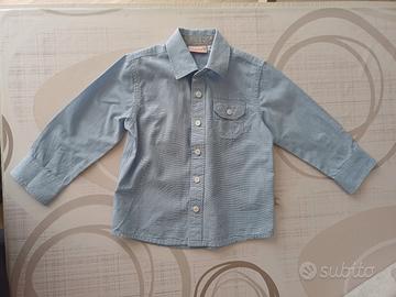 camicia bimbo m lunghe cotone Lieelind 80 cm