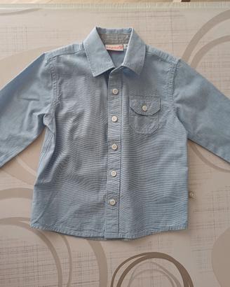 camicia bimbo m lunghe cotone Lieelind 80 cm