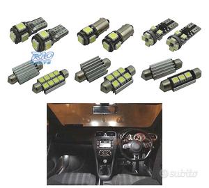 KIT 16 LAMPADE LED INTERNE PER VOLKSWAGEN VW GOLF 