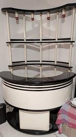 Mobile Bar Vintage Guzzini per Stilglass Donati