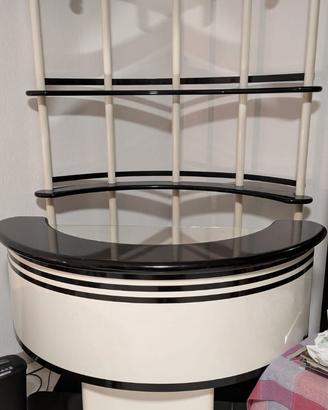 Mobile Bar Vintage Guzzini per Stilglass Donati